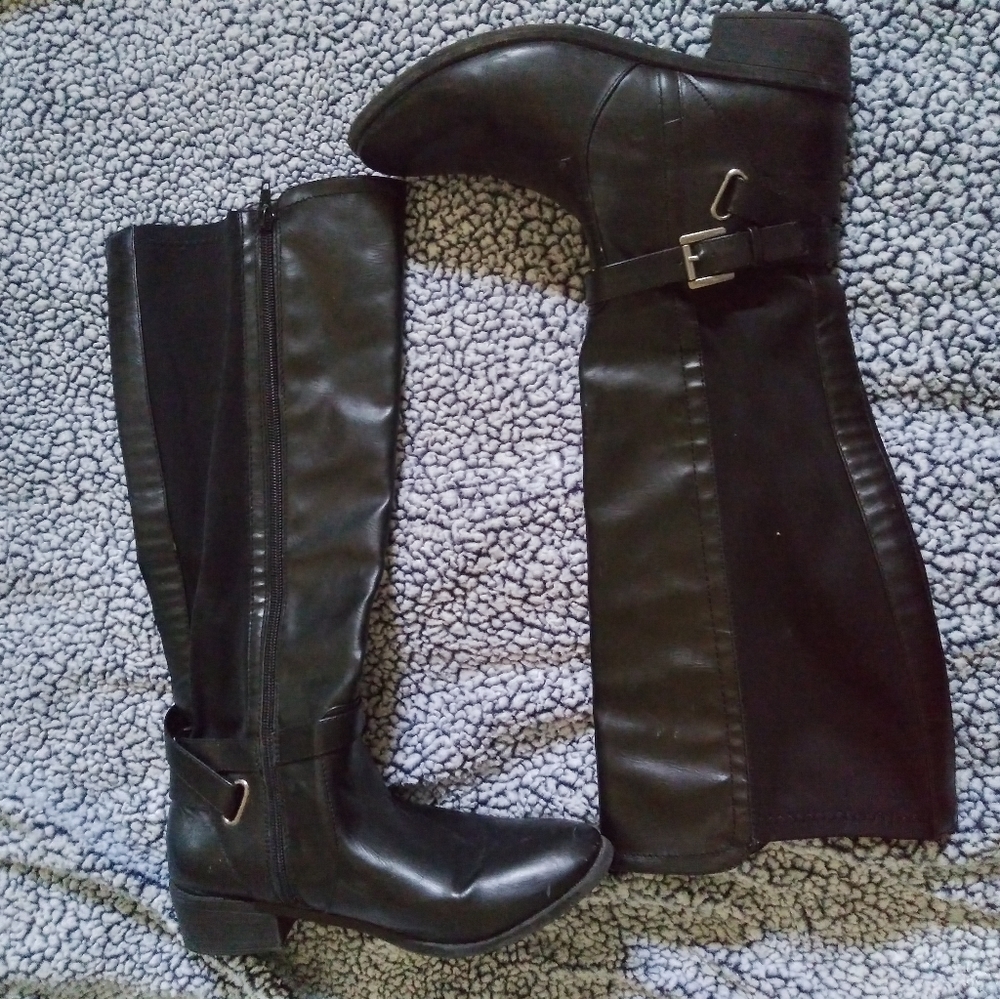 Black Riding Boots - Picture 3 of 3